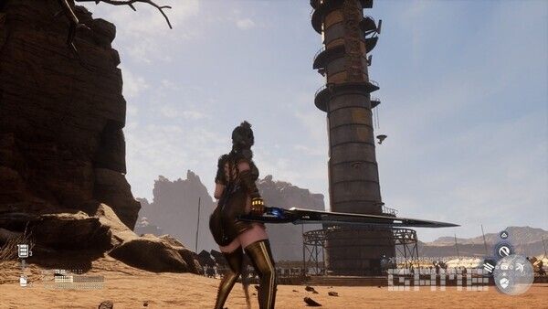 저 탑은 뭘까 스텔라 블레이드 /게임와이 촬영