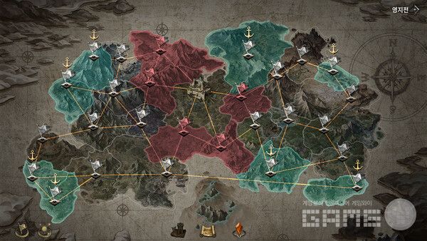 롬 영지전 지도 /레드렙게임즈