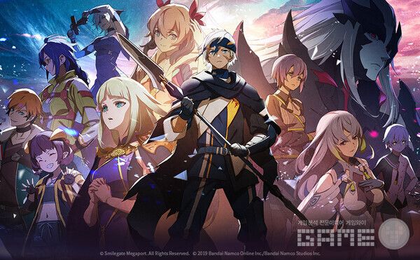 남코의 기대작 중 하나인 블루프로토콜의 키비주얼 / 스마일게이트 제공