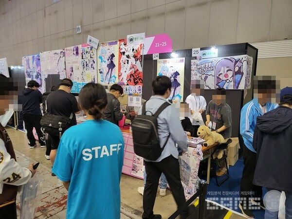삐삐쀼뷰 부스에도 많은 이용자들이 방문했다 / 게임와이 촬영