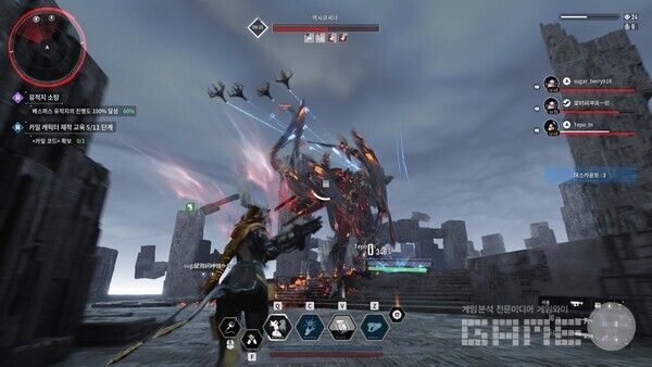 지난 9월 테스트 장면&nbsp; / 게임와이 촬영