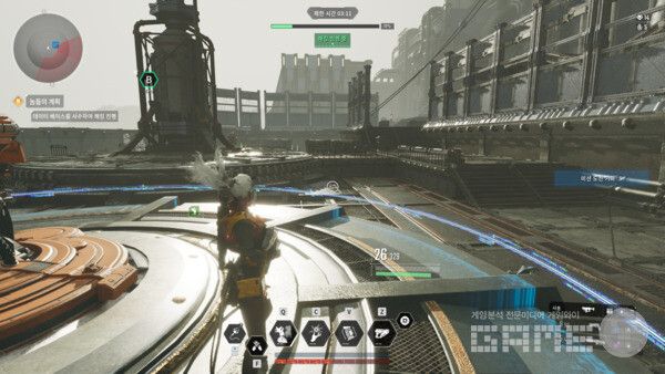 지난 9월 테스트 장면&nbsp; / 게임와이 촬영