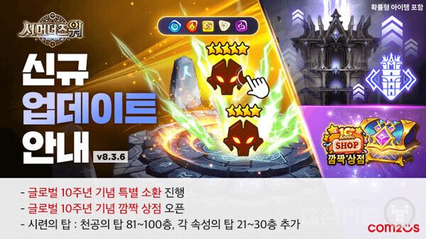 ‘서머너즈 워’ 글로벌 서비스 10주년 기념 업데이트 /컴투스