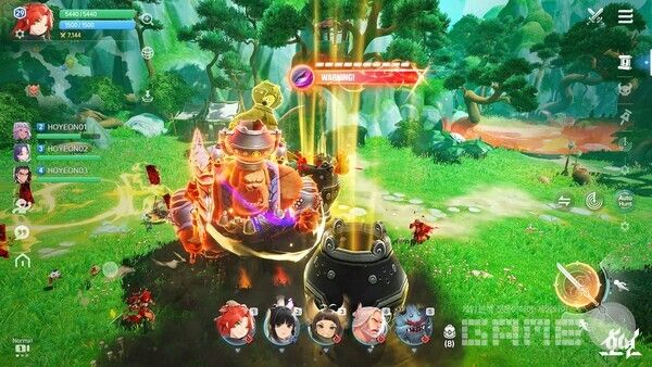 호연 필드 전투 이미지 / 엔씨