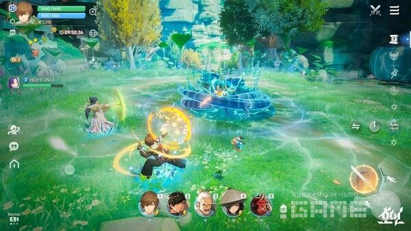 호연 필드 전투 이미지 / 엔씨