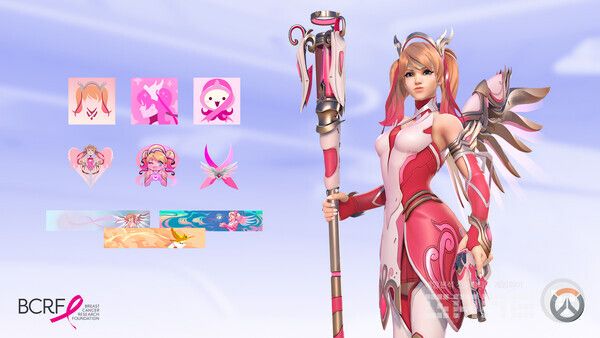 오버워치 2 로즈 골드 메르시 묶음 상품 /블리자드