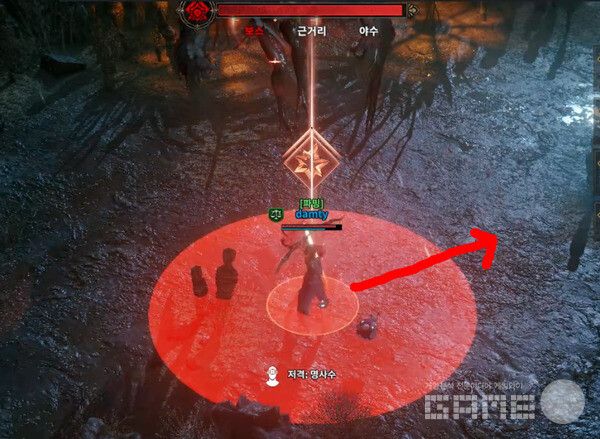 다음 위치를 생각해 가면서 피해야 한다. 로드나인 /게임와이 촬영