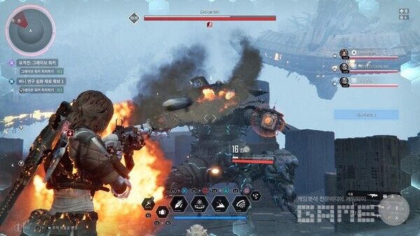 보스는 전반적으로 강력한 체력을 갖고 있다. 퍼스트 디센던트 /게임와이 촬영