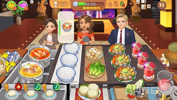 ‘BTS&nbsp;쿠킹온:&nbsp;타이니탄 레스토랑’ 타이니탄 스크린샷 /컴투스