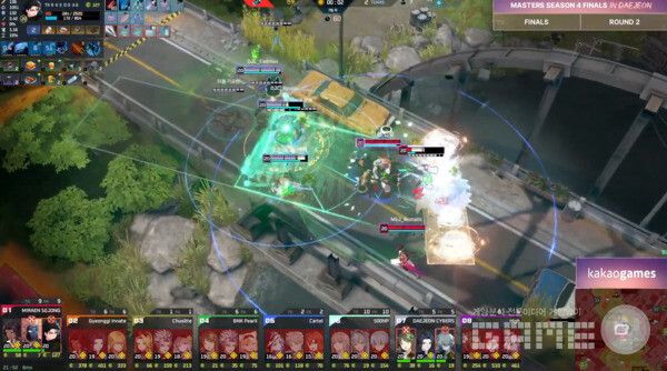 망나니 선수가 테오도르의 궁극기 타이밍을 완벽히 받아치는 모습&nbsp;/ 출처 이터널 리턴 공식 유튜브