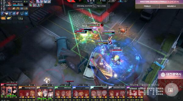 6일차까지 0킬을 기록했지만 집중력있게 싸우며 1위를 차지한 츄시떼 / 출처 이터널 리턴 공식 유튜브