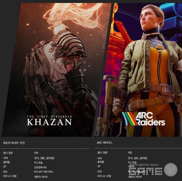 넥슨 기대작 8종 /넥슨