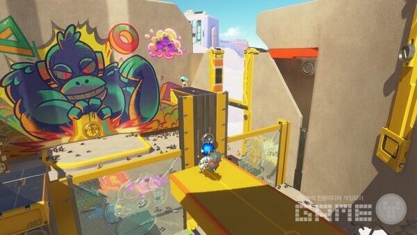 어떤 게임 느낌이 느껴지는 분위기인데.... 아스트로봇 /게임와이 촬영