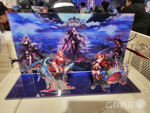 중천 캐릭터로 이뤄진 아크릴 디오라마&nbsp;/ 게임와이 촬영