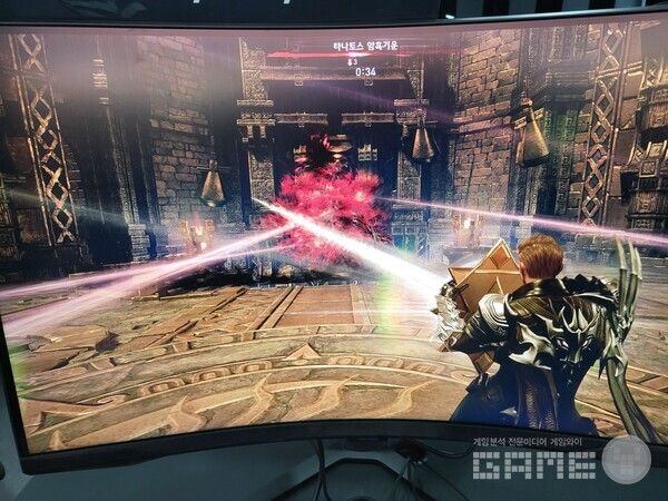 정말 오랜만에 해보는 그린랜턴의 빛. 아니다 이 악마야.&nbsp;로스트아크 모바일 /게임와이 촬영