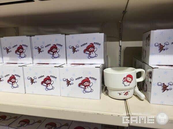 스노우메이지 관련 굿즈들의 모습 / 게임와이 촬영