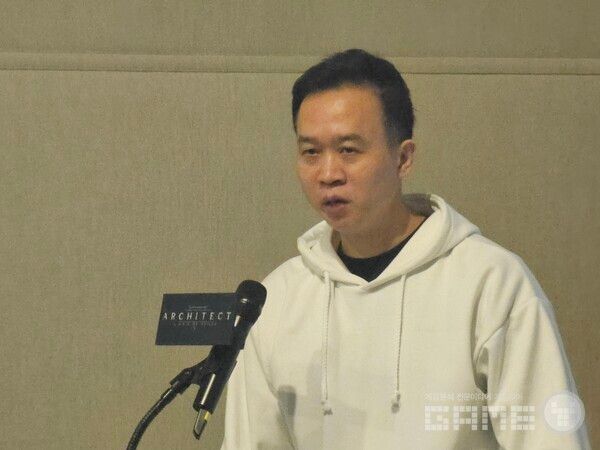 제2의나라와 리니지2레볼루션이라는 걸작을 남긴 박범진 대표 /게임와이 촬영