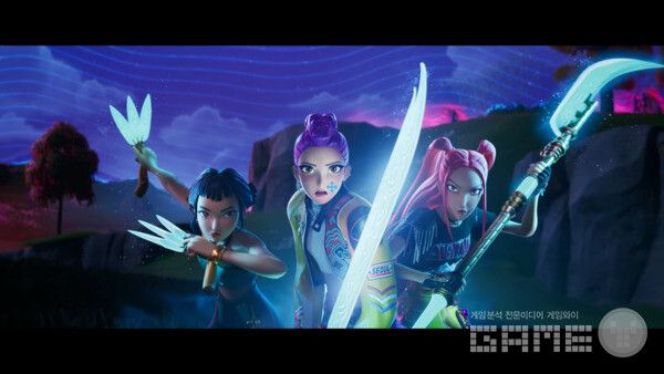 포트나이트 넷플릭스 오리지널 시리즈 '케이팝 데몬 헌터스' 협업