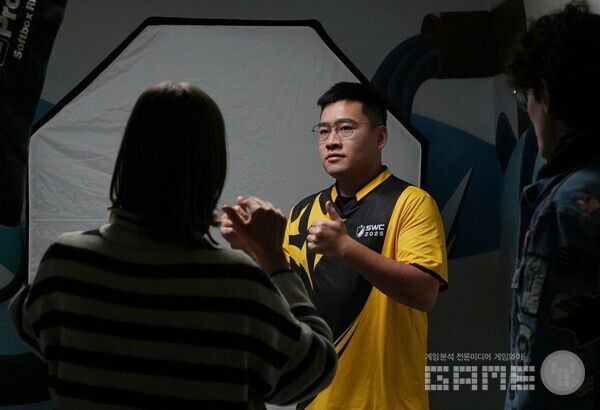 ‘SWC2025’ 월드 파이널 출전 선수 프로필 촬영 현장 3(KANGJING) /컴투스