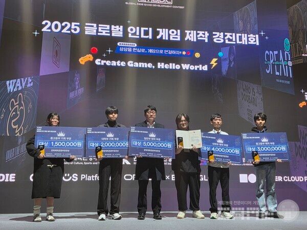 각 분야 대상 수상자들 /게임와이 촬영