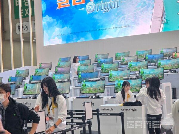 넷마블 부스 /게임와이 촬영