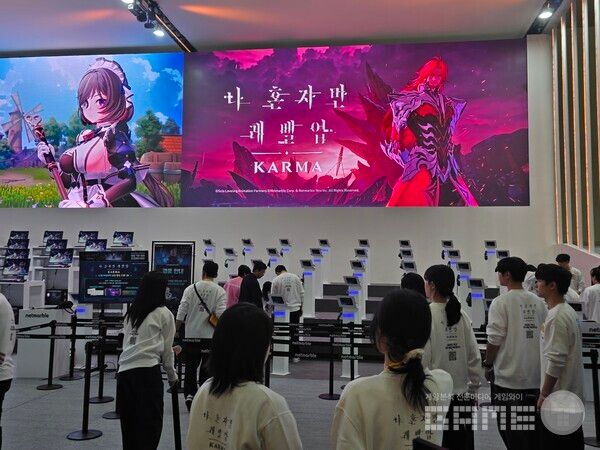 넷마블 부스 /게임와이 촬영