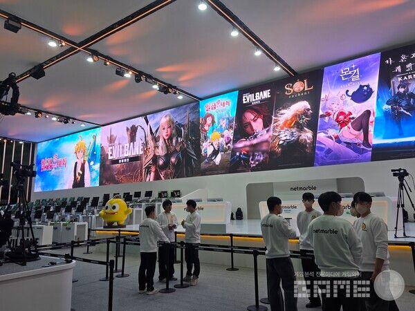 넷마블 부스 /게임와이 촬영