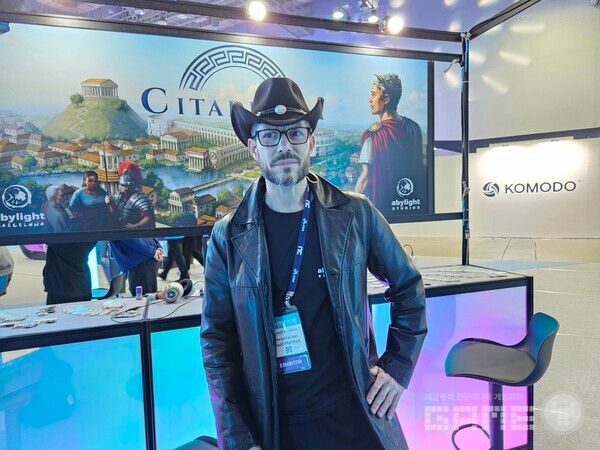 개발자는 로마 시대 배경이나 건설 시뮬레이션 장르를 좋아한다면 시타델럼이 취향에 맞을 것이라 말했다 / 게임와이 촬영&nbsp;&nbsp;