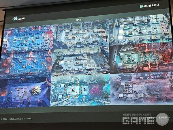 추후에는 기믹을 이용해 여러 방향에서 오는 적을 막아야 한다 / 게임와이 촬영