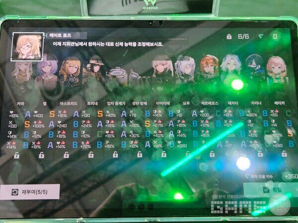 재부여, 스킬 교환 등을 통해 어느정도 고점을 뽑을 수 있어 다양한 캐릭터를 사용할 수 있게 하는 것이 목표라 말했다 / 게임와이 촬영