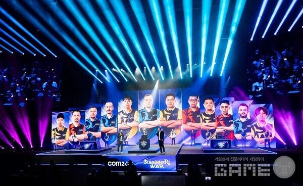 SWC2025 월드파이널 개막_ 선수 도열 모습