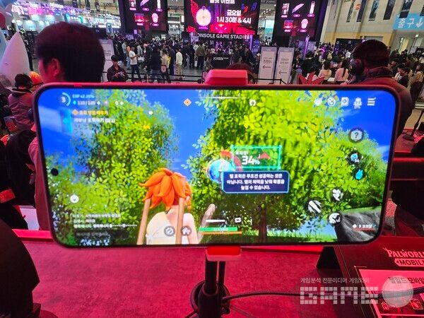 크래프톤 부스 팰월드 모바일 / 게임와이 촬영