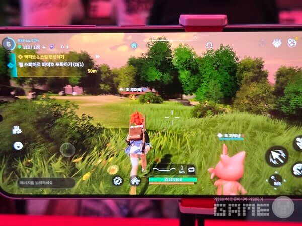 크래프톤 부스 팰월드 모바일 / 게임와이 촬영