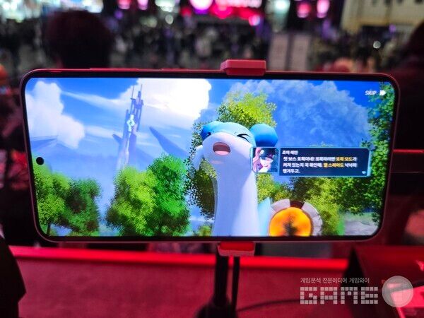 크래프톤 부스 팰월드 모바일 / 게임와이 촬영