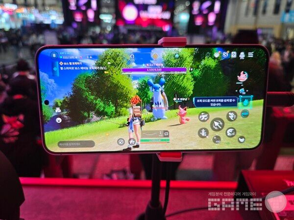 크래프톤 부스 팰월드 모바일 / 게임와이 촬영