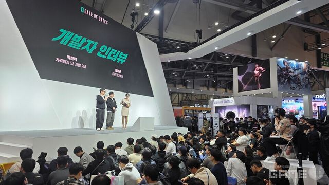 '게이트 오브 게이츠(GOG)' 부스 현장 사진 / 게임와이 촬영