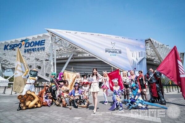 2024 LCK 스프링 결승전 당시 KSPO돔 /라이엇게임즈