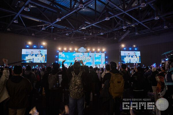 4주년 페스티벌 라이브 현장의 모습 / 넥슨 제공&nbsp;