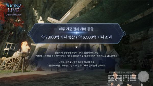 아이온2 라이브 방송 갈무리