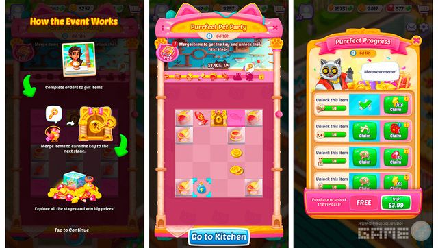 Purrfect Progress&nbsp;(&nbsp;Purrfect Pet Party&nbsp;내) / 앱 매직 제공