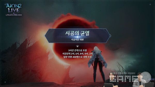 아이온2 12월 2일 라이브 방송 / 아이온2 공식 채널 갈무리