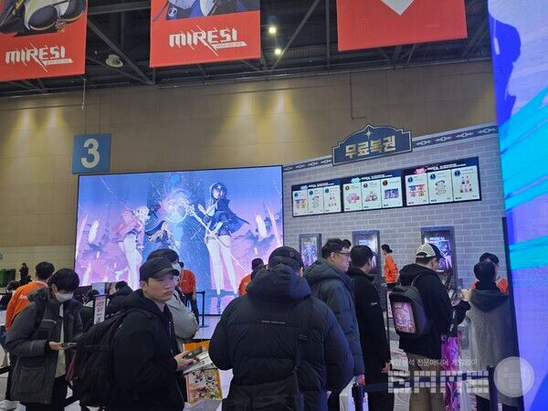 AGF 2025 스마일게이트 부스 /게임와이 촬영