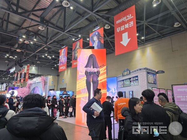 AGF 2025 스마일게이트 부스 /게임와이 촬영