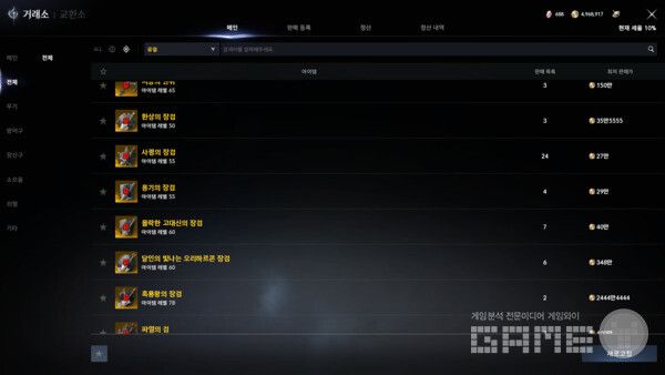 아이온2 인게임 화면 / 게임와이 촬영