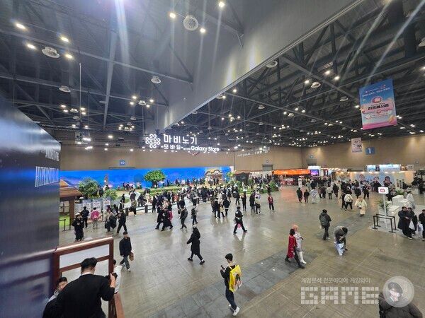 앞쪽이 상당히 넓다. AGF 2025 넥슨 부스 /게임와이 촬영