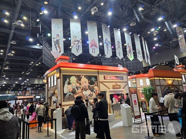 AGF 2025 엔씨 브레이커스 부스 /게임와이 촬영