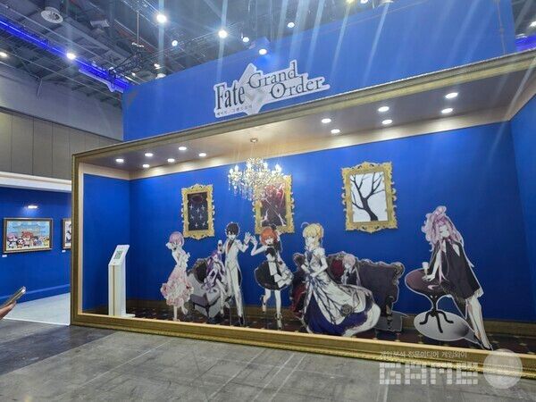 부스를 큼직하게 쓴다. AGF 2025 넷마블 부스 /게임와이 촬영