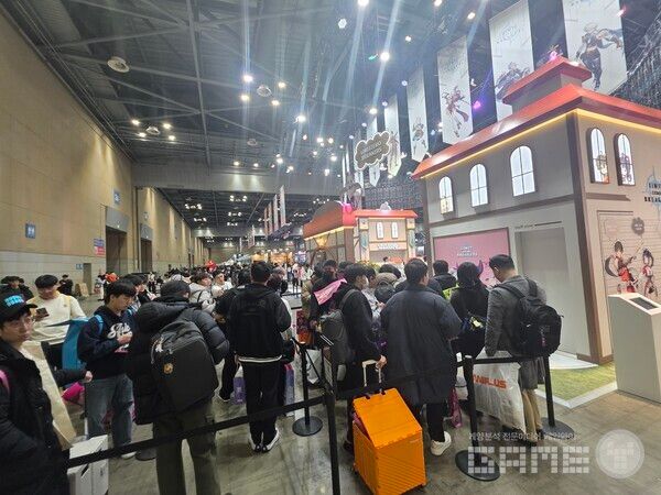 AGF 2025 엔씨 브레이커스 부스 /게임와이 촬영