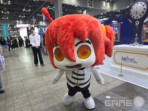 어흥, 놀래라~. AGF 2025 넷마블 부스 /게임와이 촬영