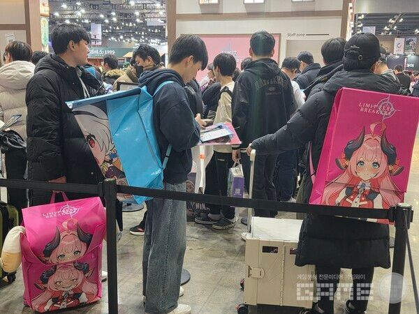 AGF 2025 엔씨 브레이커스 부스 /게임와이 촬영